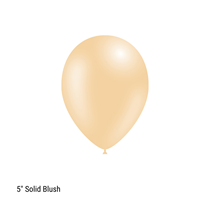 Decotex Pro 5" Fashion Solid Blush Latex Balloons 100pk