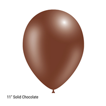 Decotex Pro 11" Fashion Solid Chocolate Latex Balloons 50pk