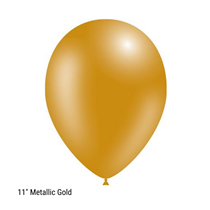 Decotex Pro 11" Metallic Gold Latex Balloons 50pk