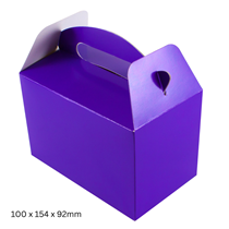 Purple Party Lunch Box 6pk