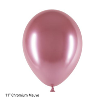 Decotex Pro 11" Chromium Mauve Latex Balloons 25pk