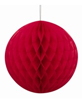 Red Hanging Honeycomb Decoration