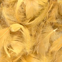 Eleganza Gold Mixed Feathers 50g