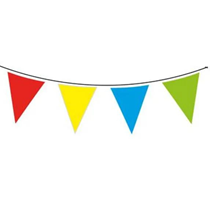 Multi Coloured Bunting 20 Flags 10m
