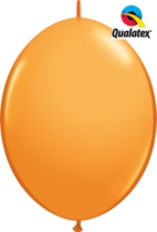 12" Orange Quick Link Latex Balloons - 50pk