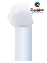 White Qualatex Tulle 20M
