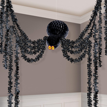 Halloween Honeycomb Hanging Spider 3.6M