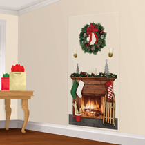 Christmas Fireplace Scene Setter Add-on