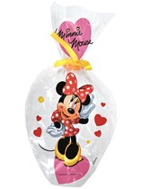 6 Minnie Mouse Plastic Treat Bags