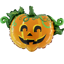 Halloween Linky Scary Pumpkin Foil Balloon