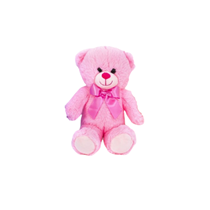 Pink Sitting Bear Baby Girl Soft Toy 20cm