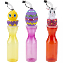 Easter Character Plastic Drinking Bottles Assorted 16pk