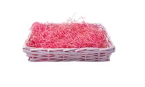 Pink Hamper Tray, Wrap & Ribbon Set