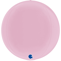Grabo Pastel Pink Globe 15" Foil Balloon