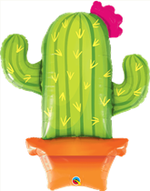 Potted Cactus 39" Foil Balloon