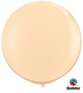 Blush Round 3ft Latex Balloons 2pk