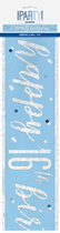 Blue Glitz 16th Birthday Foil Banner 9ft
