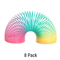 Rainbow Springs Slinky Party Favours 8 Pack