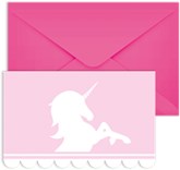 Believe In Unicorns Invitations & Envelopes 6pk