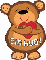 Big Bear Hug 28" Supershape Foil Balloon