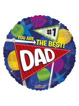 You Are The Best Dad Father's Day 18" Foil