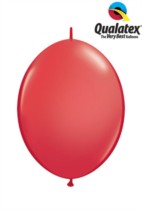 6" Red Quick Link Latex Balloons - 50pk