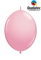 Qualatex 6" Pink Quick Link Latex Balloons 50pk