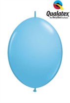 6" Pale Blue Quick Link Latex Balloons - 50pk