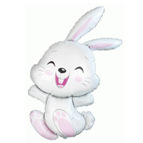 Happy Pink Bunny 41" Foil Balloon