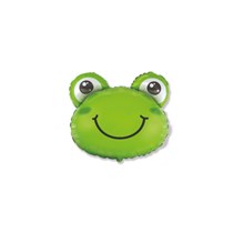 Frog Head 14" Mini Shape Foil Balloon