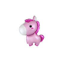 Pink Baby Horse 14" Mini Shape Foil Balloon