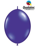 6" Quartz Purple Quick Link Latex Balloons - 50pk