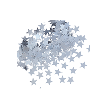 Silver Foil Star Confetti 