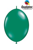 6" Emerald Green Quick Link Latex Balloons - 50pk
