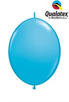 6" Robin's Egg Blue Quick Link Latex Balloons - 50pk