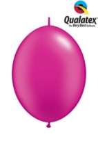 6" Pearl Magenta Quick Link Latex Balloons - 50pk