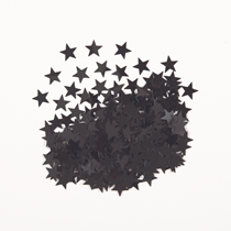 Black Foil Star Confetti