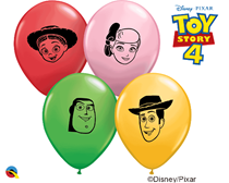 Disney Toy Story Faces 5" Latex Balloons 100pk