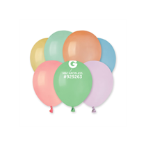 Gemar Macaron Pastel Assorted 5" Latex Balloons 100pk