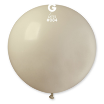 Gemar Standard Latte 31" (2.5ft) Latex Balloons 10pk