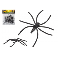 Halloween Black Spiders 40pk