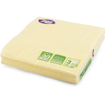 Champagne 3ply Luncheon Napkins 20pk