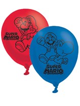 Super Mario 11" Latex Balloons 6pk