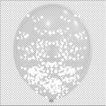 Wedding Confetti 11" Latex Balloons 6pk