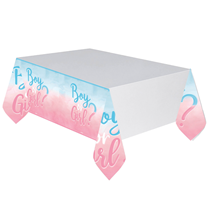 Gender Reveal Paper Tablecover 1.8m x 1.2m
