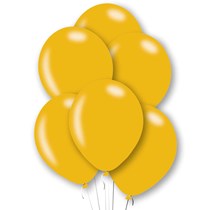 Pearl Gold 11" Latex Balloon 6pk