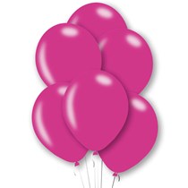 Metallic Magenta 11" Latex Balloons 6pk