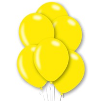 Yellow 11" Latex Balloons 6pk