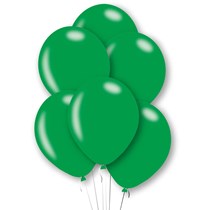Metallic Green 11" Latex Balloons 6pk