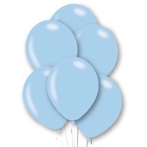 Pearl Powder Blue 11" Latex Balloons 6pk